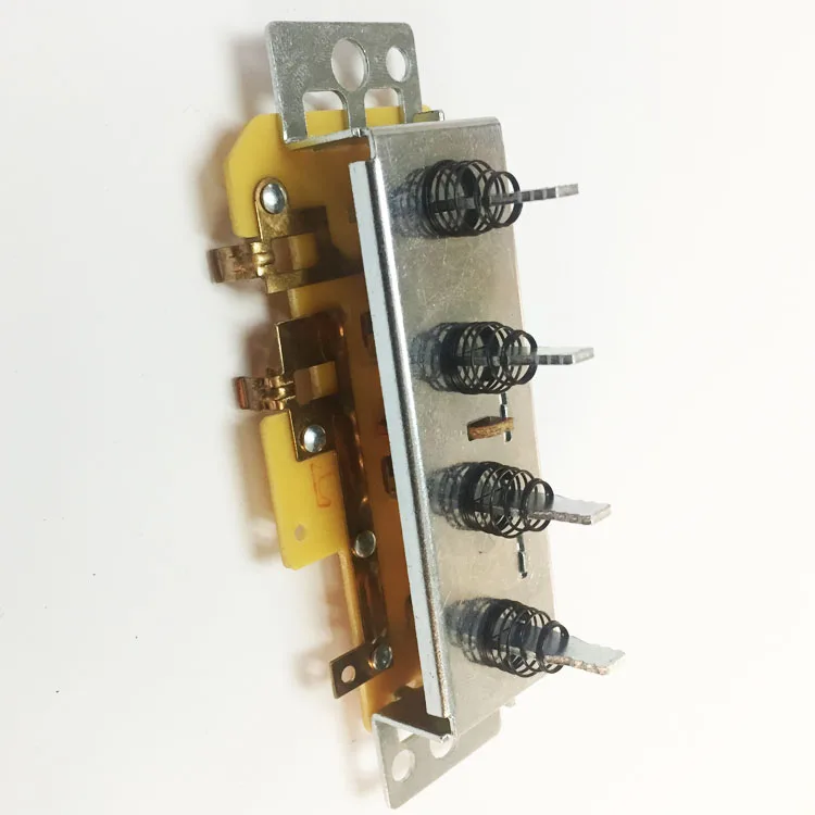 Towei switch supplier 13A~120V 6A~250V 4 position 8 pins metal push button keyboard switch for kitchen hood