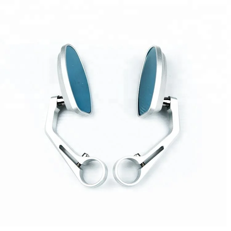 CNC Aluminum Convex motorcycle Bar End Rear View Mirror India