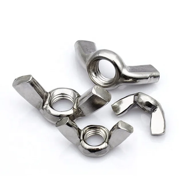 EXW M2 Stainless Steel Butterfly Wing Nuts