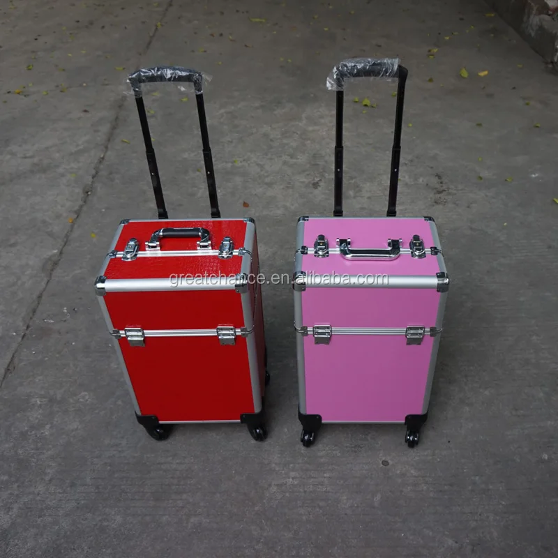 
Rolling makeup case make up cosmetic box hairdressing nail salon 