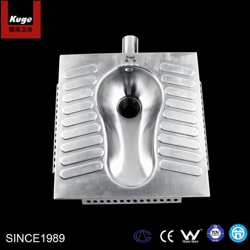 
Bathroom design standard peeping chinese toilet stainless steel toilet stool squat 