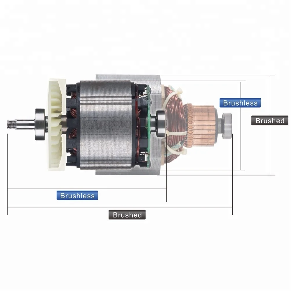 HOPRIO high quality 5' 1250W 125mm single speed power tools AC brushless motor angle grinder