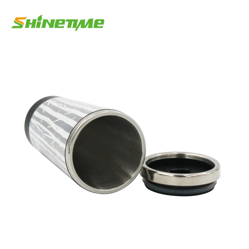 
ShineTime Coffee Travel Stainless Steel Mug Leakproof 
