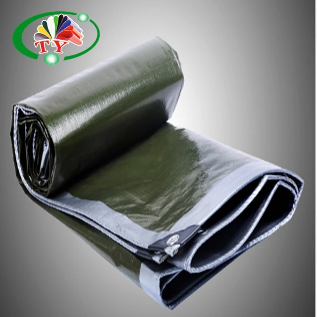 pe tarpaulin, tent material ,waterproof outdoor plastic cover , green poly tarp
