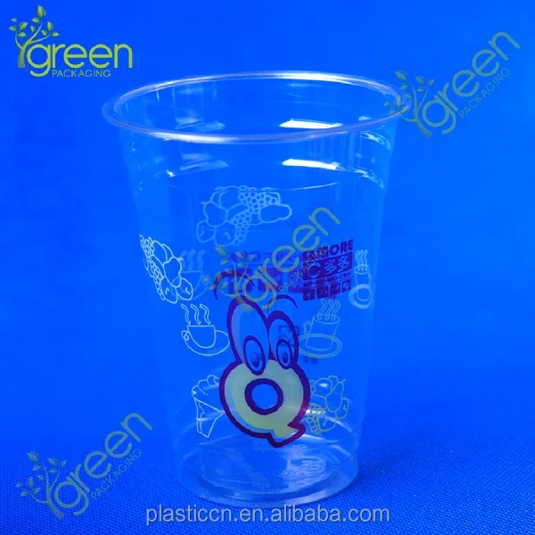 wholesale disposable foam cup plastic pet beer cups 10 oz high transparency cup 285ml
