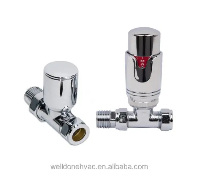 Белый термостатический производителей угловой клапан trv вентилей