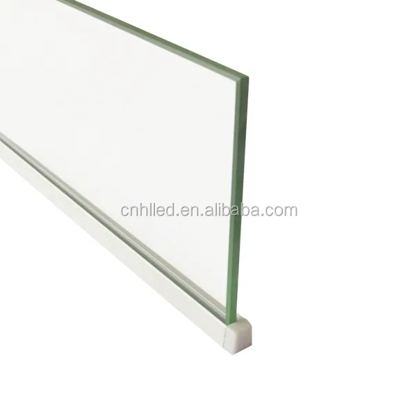 W12 x H12 mm Quality aluminum profile led lighting for inserting tempered glass