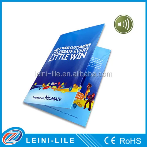 Paper Greeting card with sound module