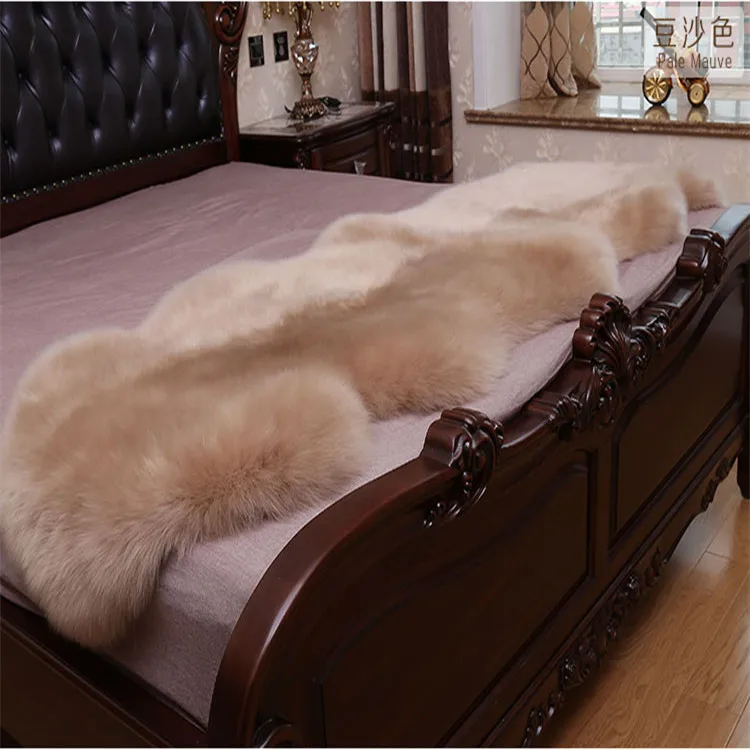 Wholesale Australia sheepskin rug 100% sheep skin carpet real animal fur