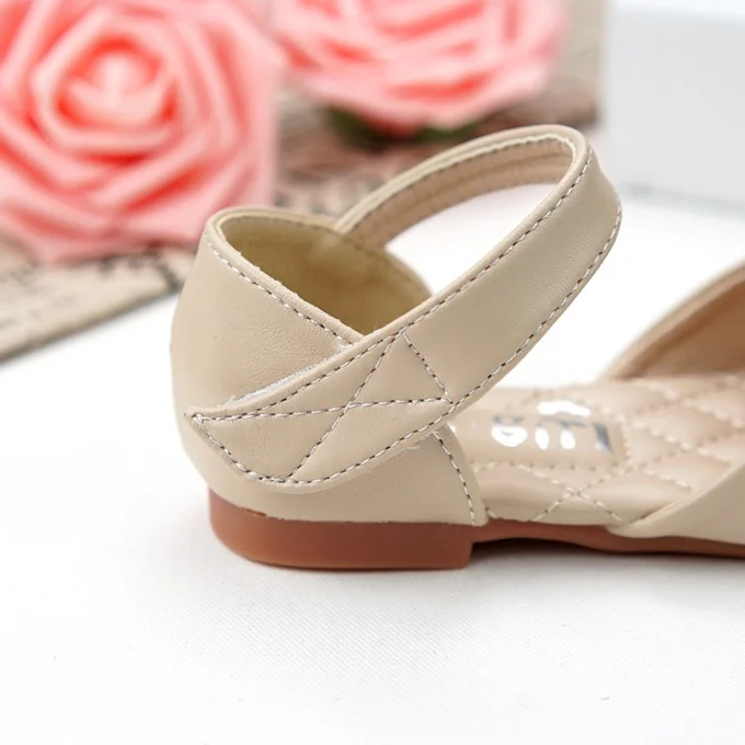 
YY10339S Hot model spring and summer girls bling princess shoes children dress shoes pink low heel flat shoes 2019 