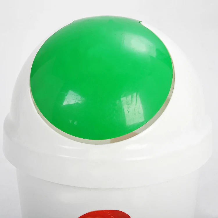 Free Sample Plastic Indoor Office Swing Lid 13 Gallon 50Liter Trash Bins, Trash Bins/