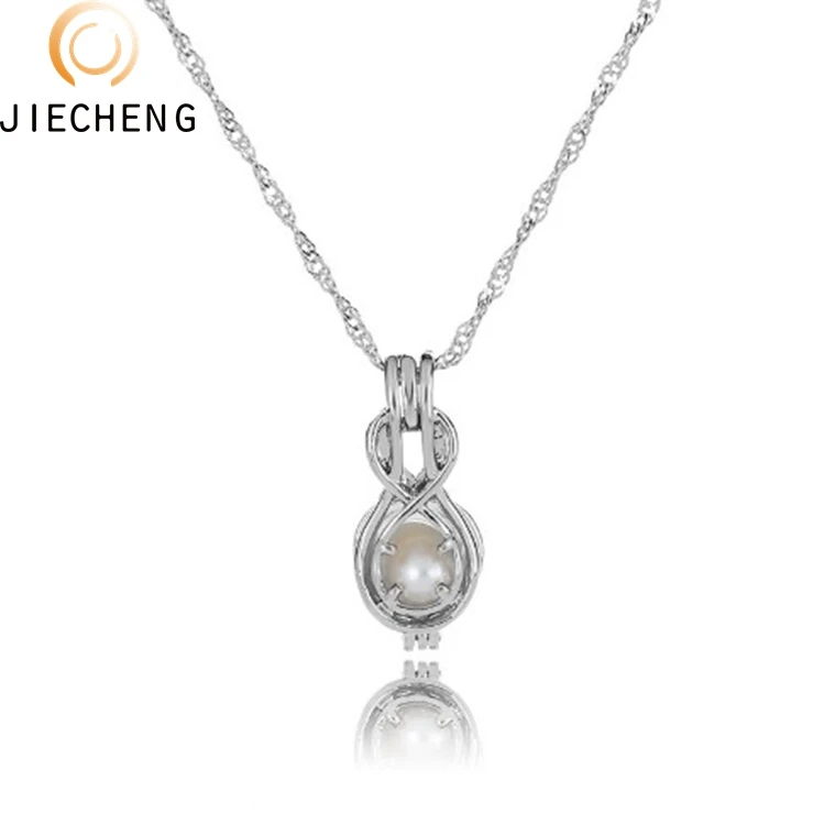 Bulk Wholesale Locket Love Wish oyster pearl jewelry Cage Pendant cages for pearls