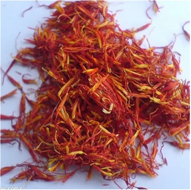 
Hong hua Chinese raw nature herb safflower carthamus yellow flower 
