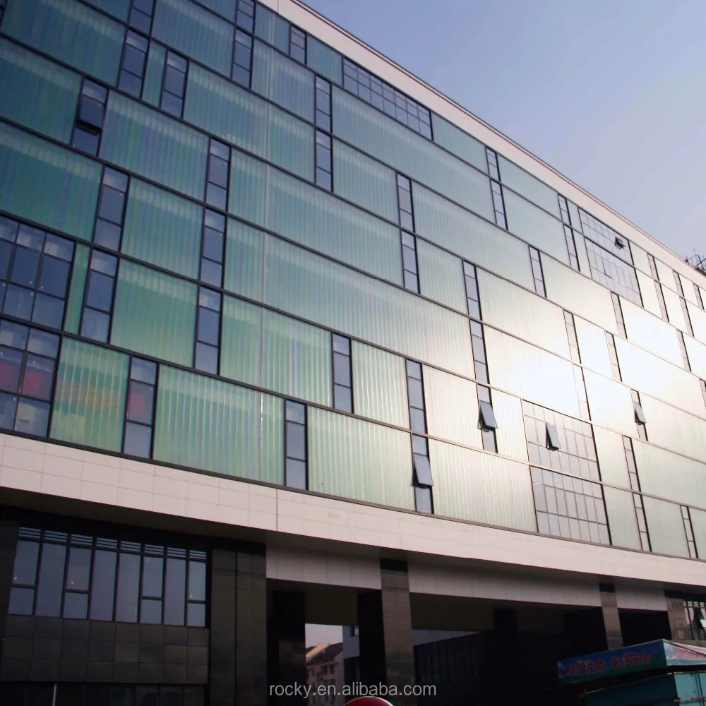 Channel Glass for Decorative Curtain Wall