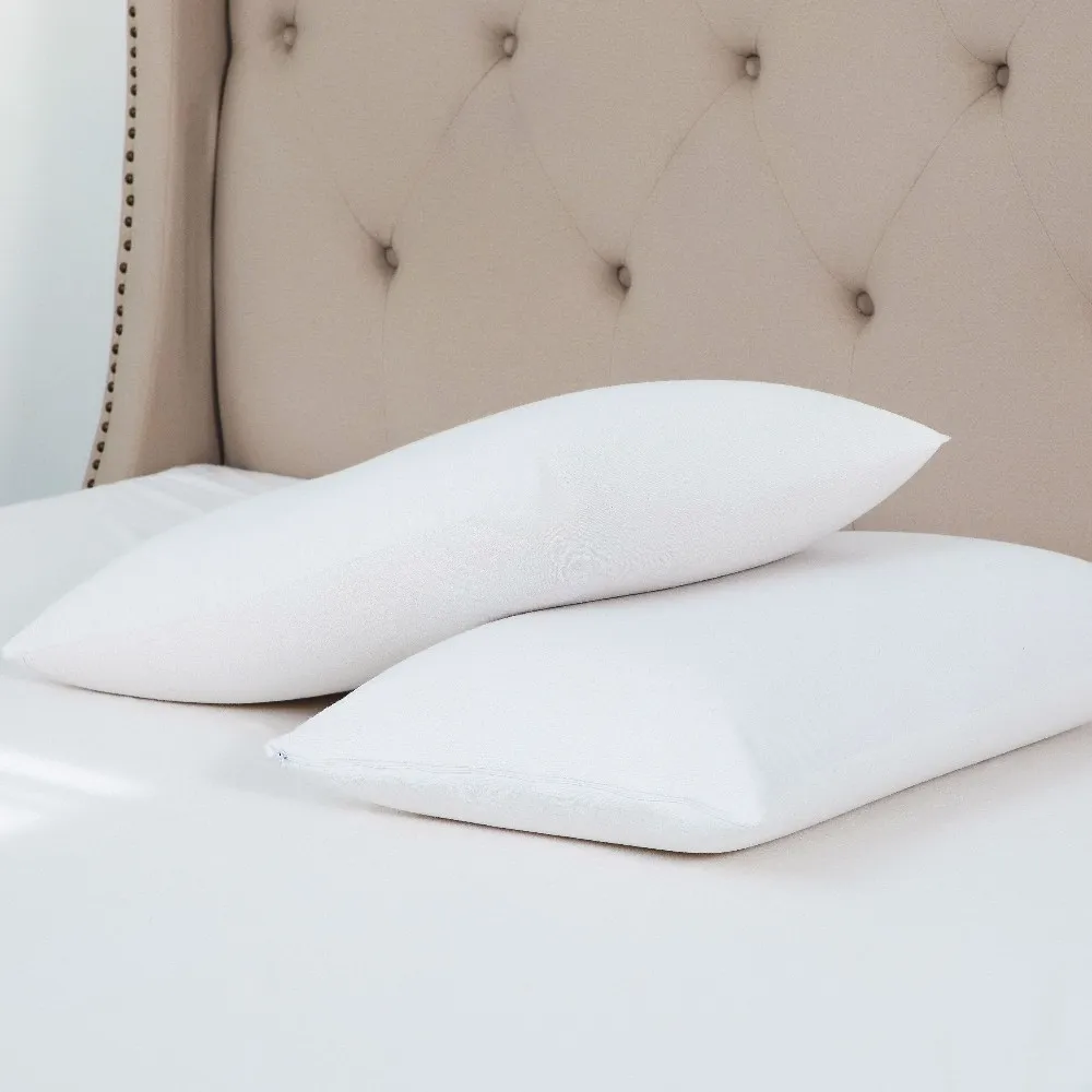 DIY logo Waterproof pillow protector bamboo Terry made in China
