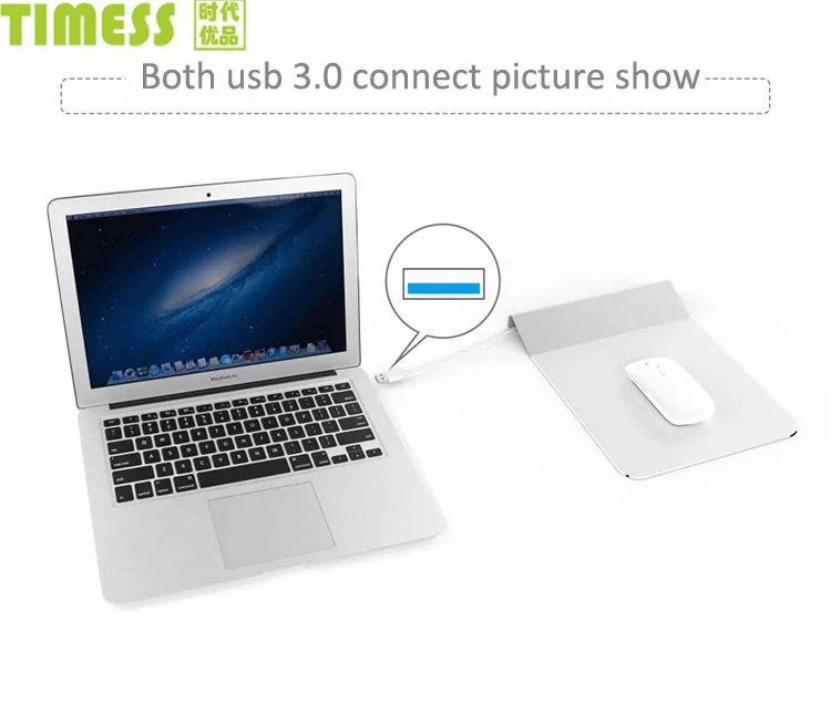 Multi-Functional Office Desk mouse Pad mats with USB hub 7 ports  waterproof for Office and Home