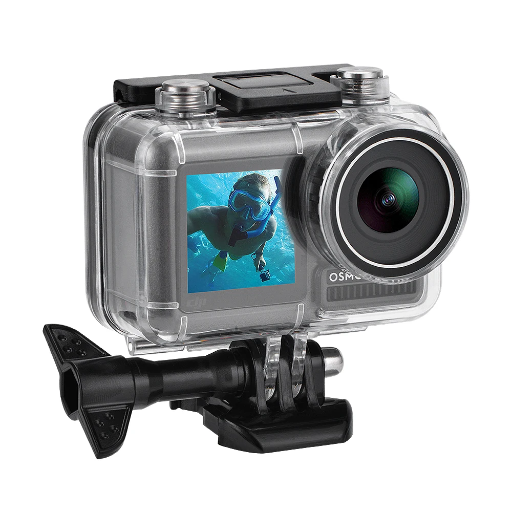 Водонепроницаемый корпус Kingma 40 м для экшн-камеры DJI OSMO с винтом и быстроразъемным