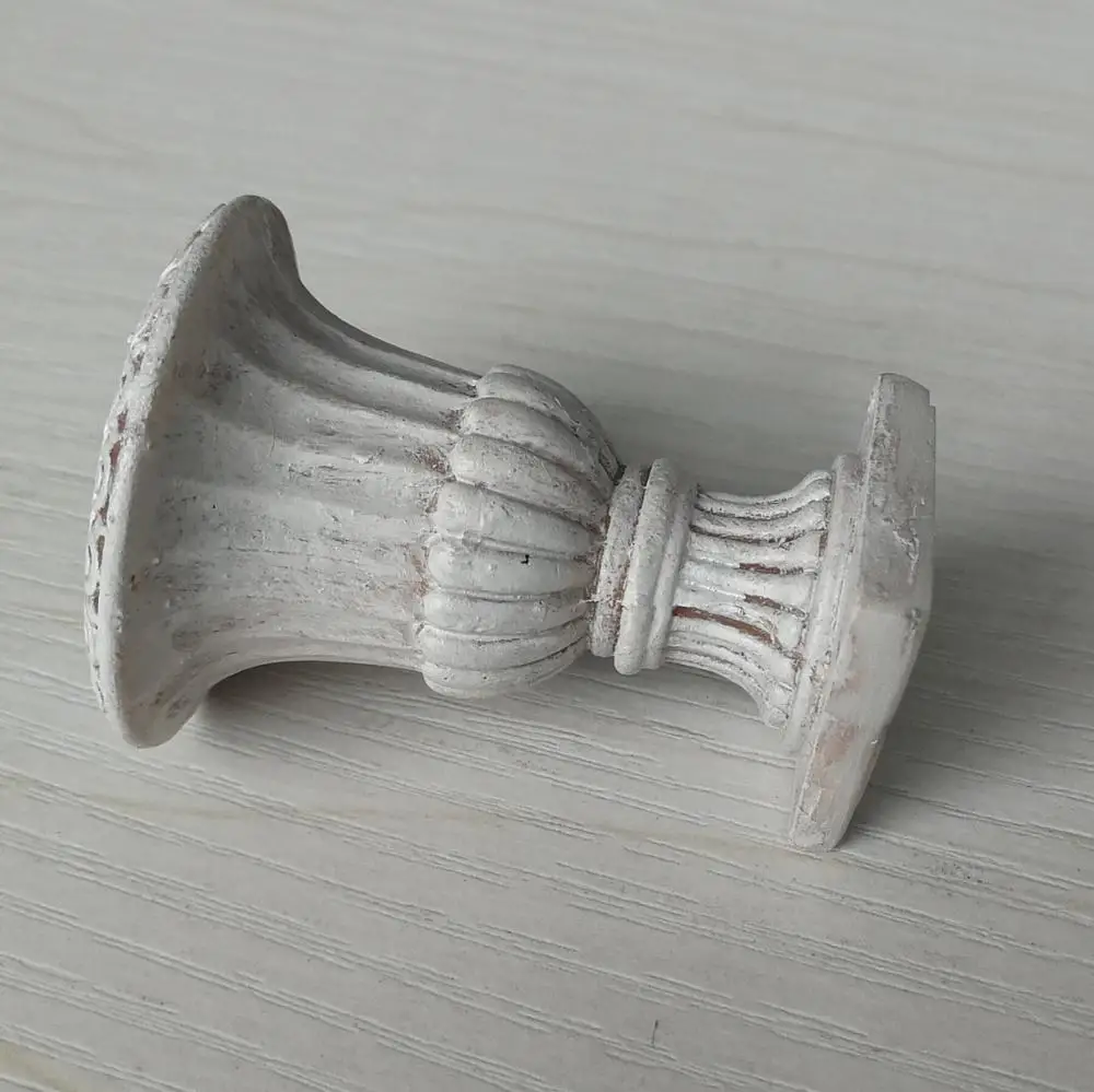 iland miniatures 1:12 Doll House Carved Resin Urn Model Antique Style Planter Dollhouse Miniature Accessories OV063A