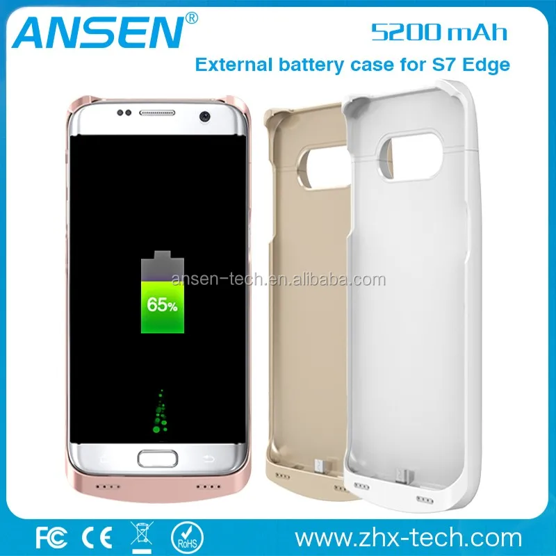 New Fashion 2016 Products Wireless Charging Power Bank Case Portable Charger for Samsung S7 Edge