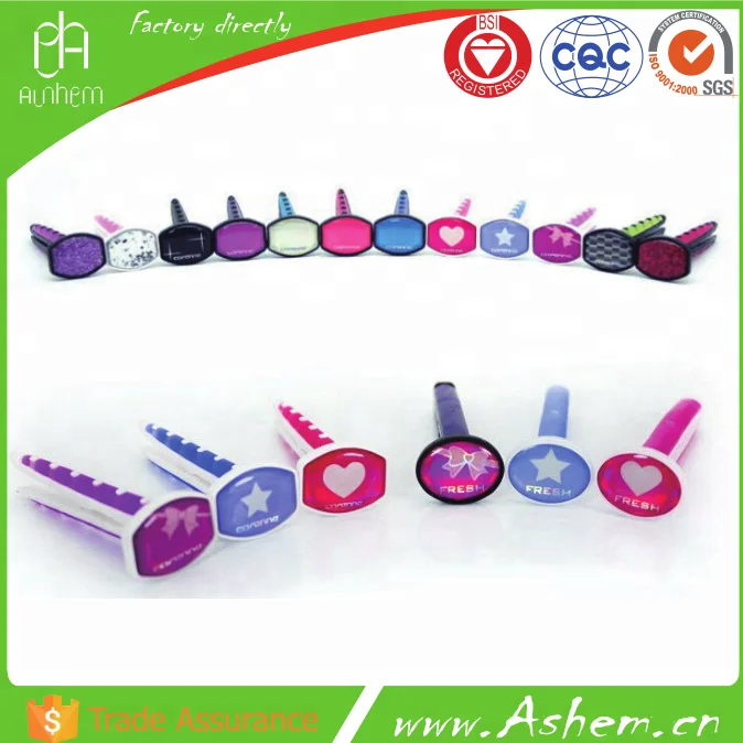 The best selling car vent clip/car vent clip air freshener/ car vent air freshener with logo printing IC-895