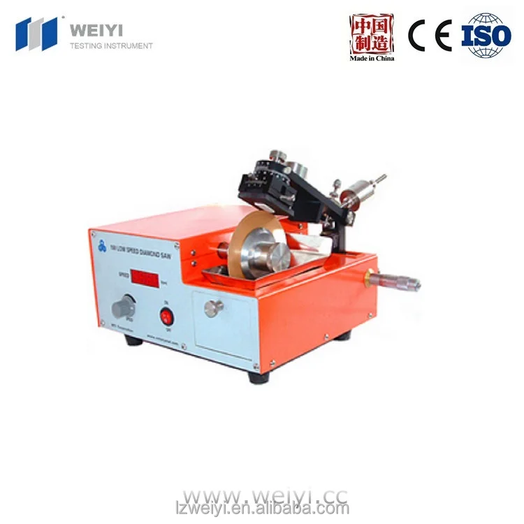 SYJ-150 Low Speed Diamond Saw for specimen precision cutting