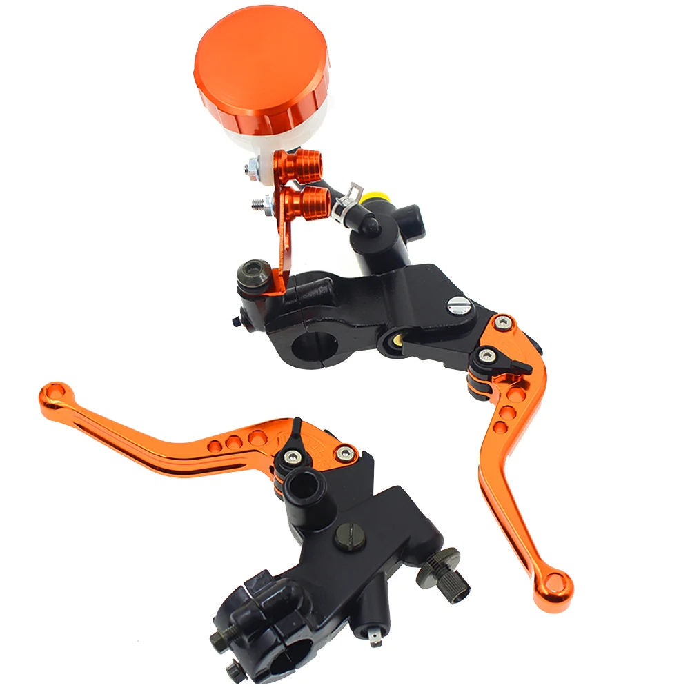 Гидравлический тормозной рычаг сцепления для мотоциклов 125-600cc 7/8 дюйма