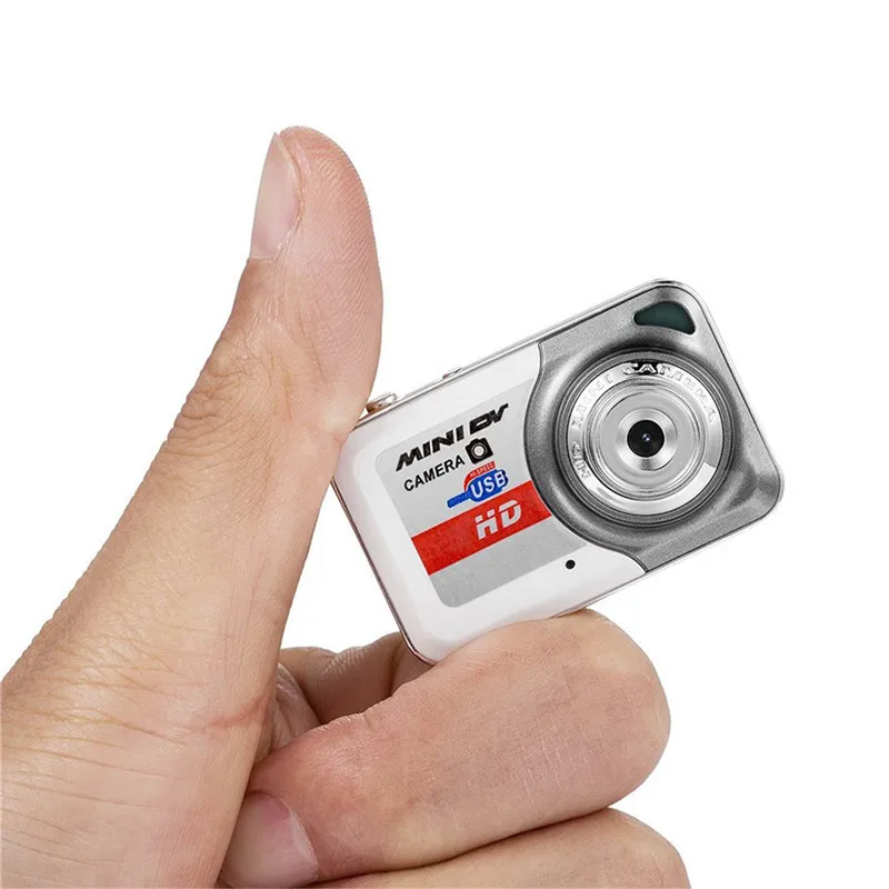 New Version Small Size X6 Gray Mini HD Digital Camera Hot Sale Portable Ultra Mini HD Digital Camera Finger Size Digital Camera