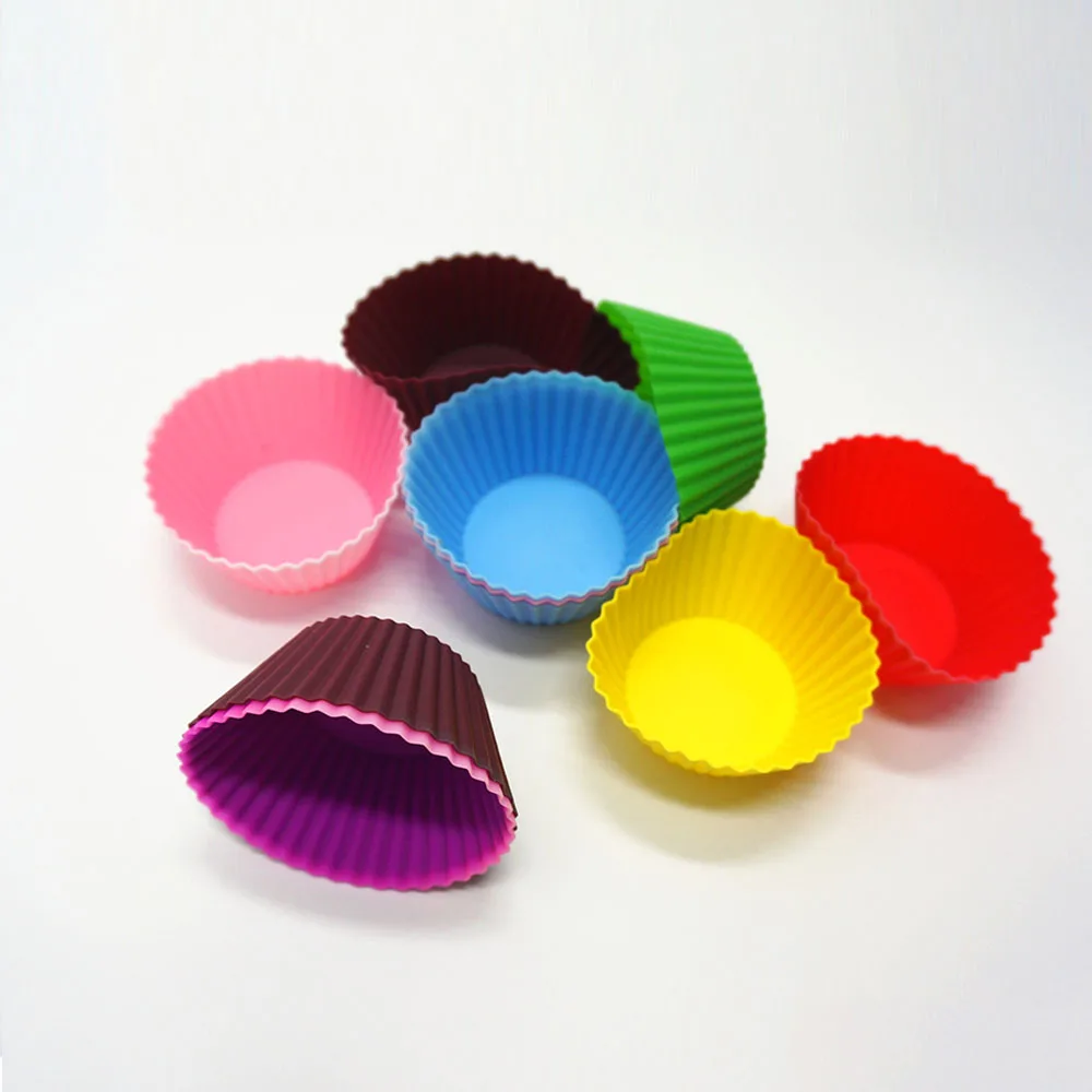 Non-Stick Baking Cake Cup Silicone Cupcake Mold / Muffin Mold