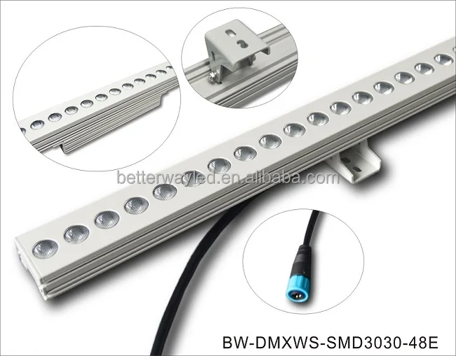 24 В SMD 3030 изменение цвета RGB/RGBW светодиодные полосы с dmx512 контроллер