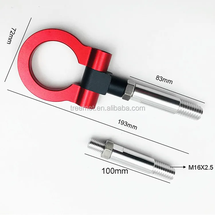 TM-TH 350Z CNC Machined Ring Aluminum custom tow hooks for Car