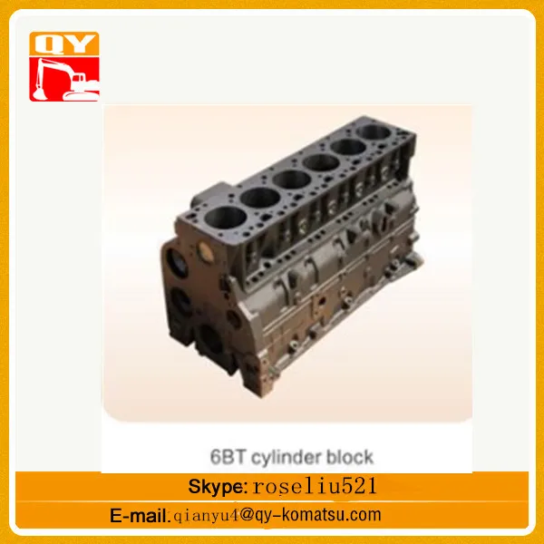 SAA6D114E Engine Cylinder Block 6745-21-1190 for PC300-8 Excavator