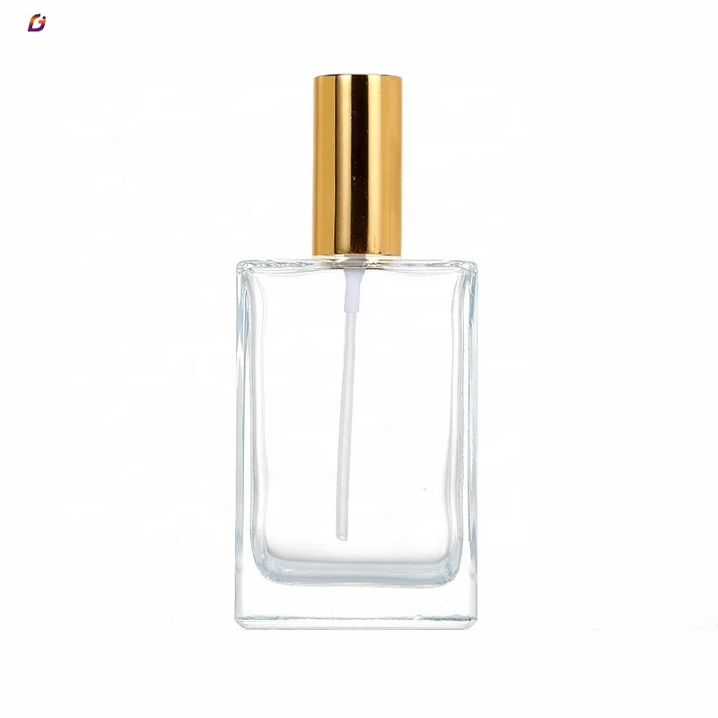 Empty square glass 10ml 2oz 50ml crystal perfume spray bottles 120 ml