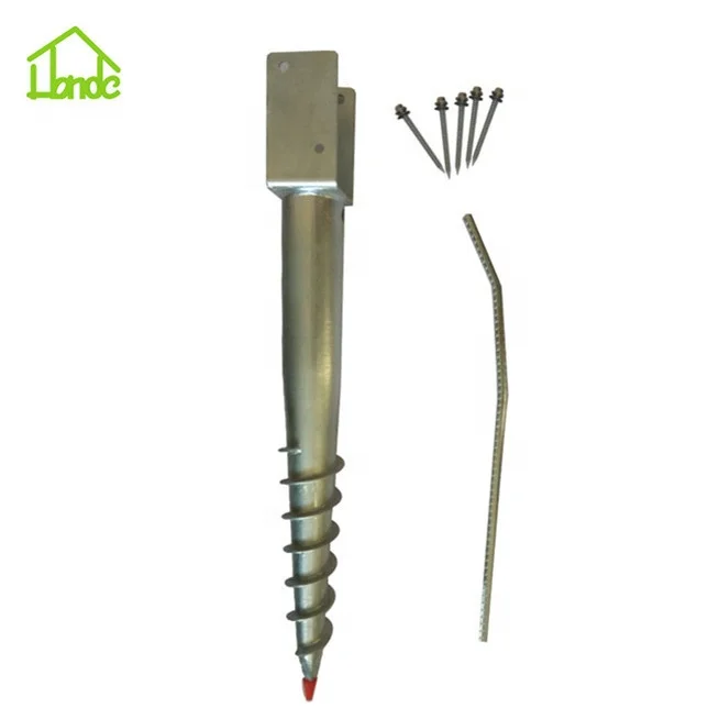 Metal galvanized ground screw anchor for foundation from China factory