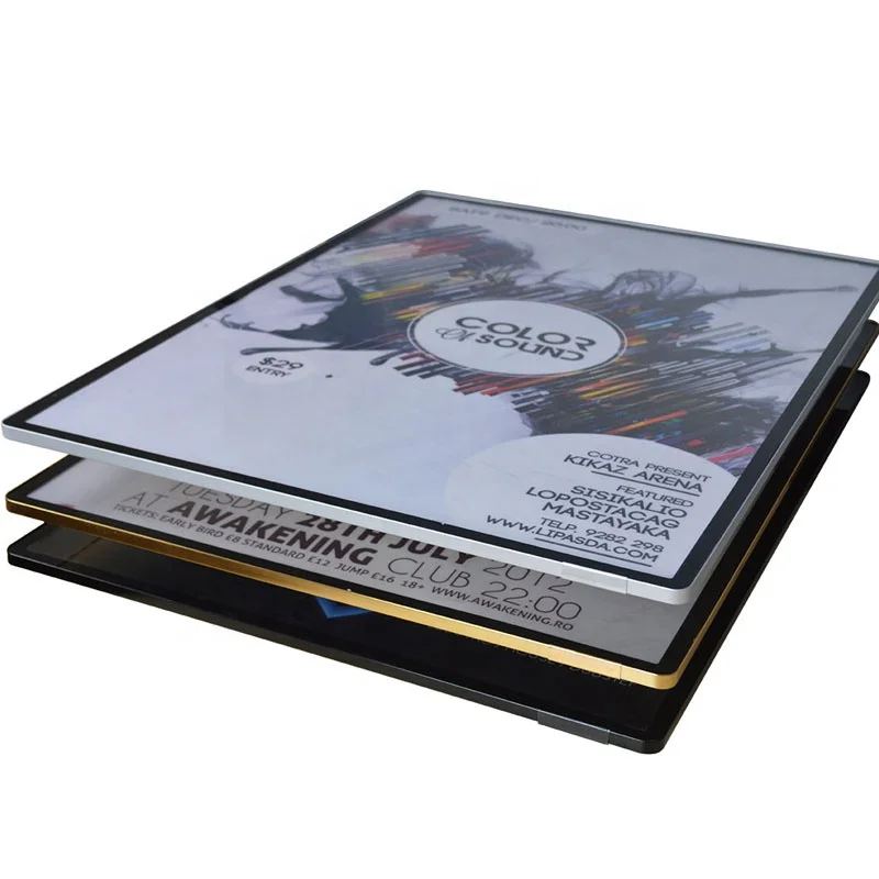 Edging a0 picture frames magnetic poster frame aluminum poster frame