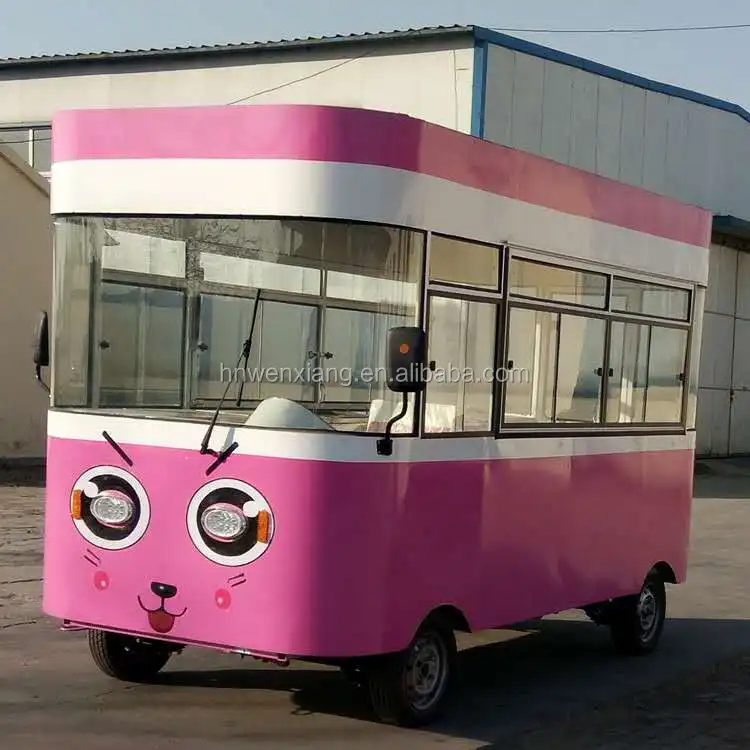 Alibaba new style hot dog fast food trailer , ice cream cart, electric mobile food trucks