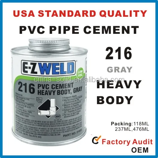 EZ WELD 227 cpvc solvent cement, PIPE FITTINGS,heavy bodied,fast setting