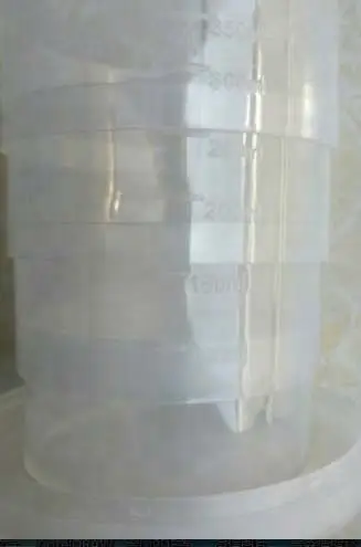 500ml Food Grade Plastic Telescopic Folding Cup Collapsible Cup Foldable Cup with ml marks