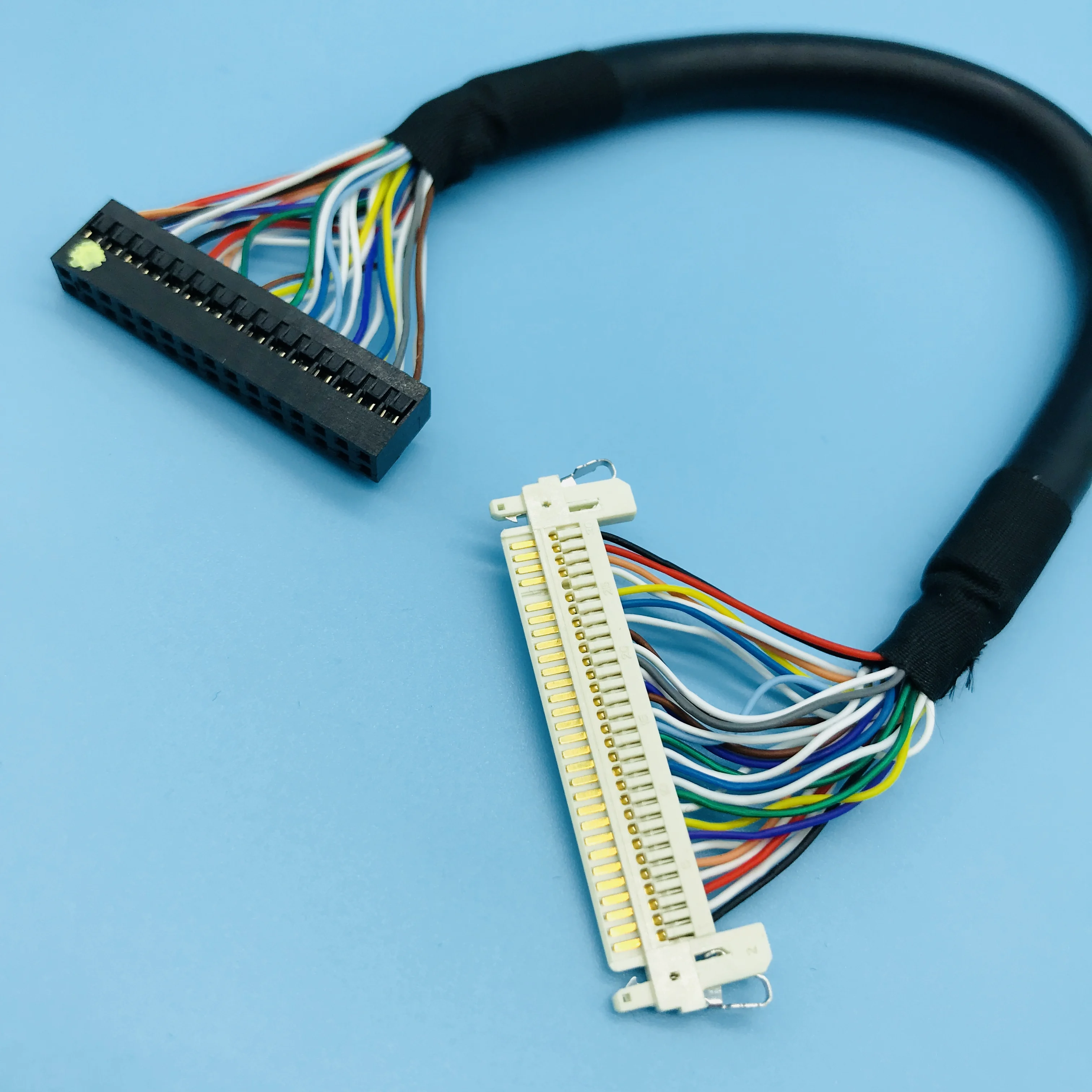 Custom 30pin twisted pair shielding lvds edp cable