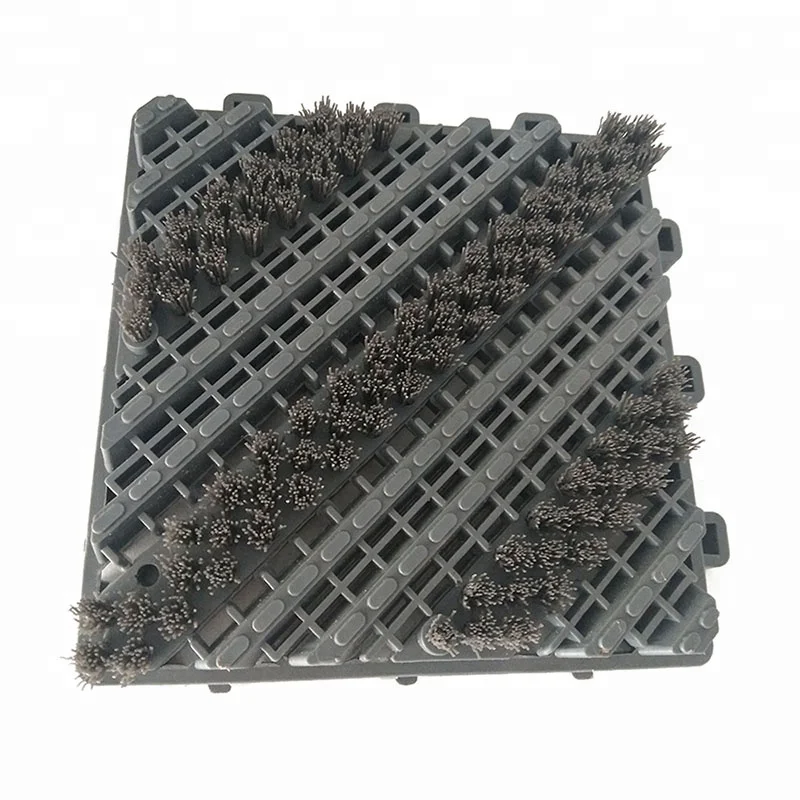 Nylon bristle PVC base Block Dust Entrance Foot Door Floor Mats