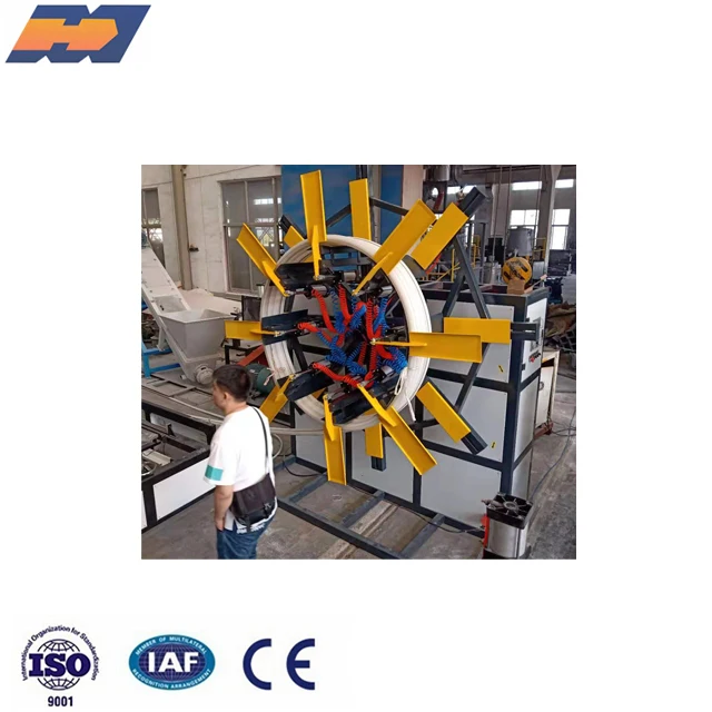 Полностью автоматическая машина для намотки пластиковых труб