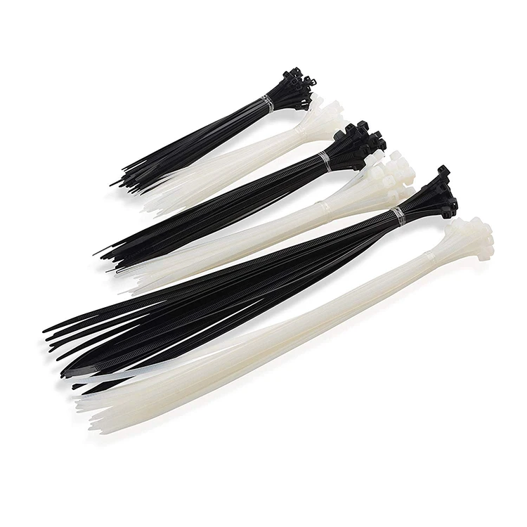 
CNBX High Quality white black nylon self-locking plastic security seal cable tie 