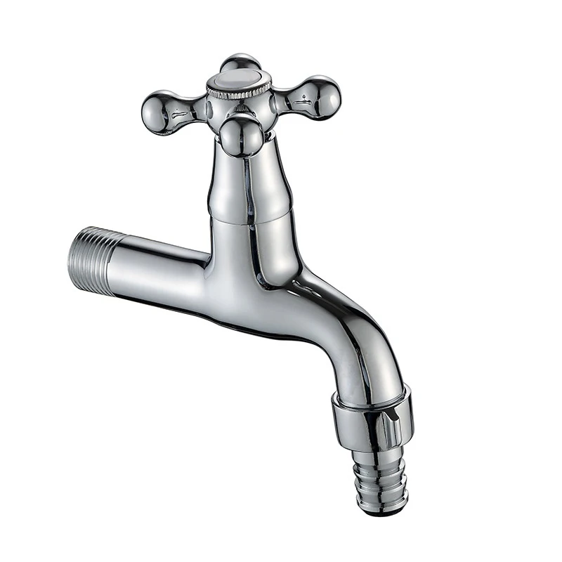 Chinese Manufacturer Rapsel Wall Mounted Washing Machine Tap Brass Chrome Bib cock