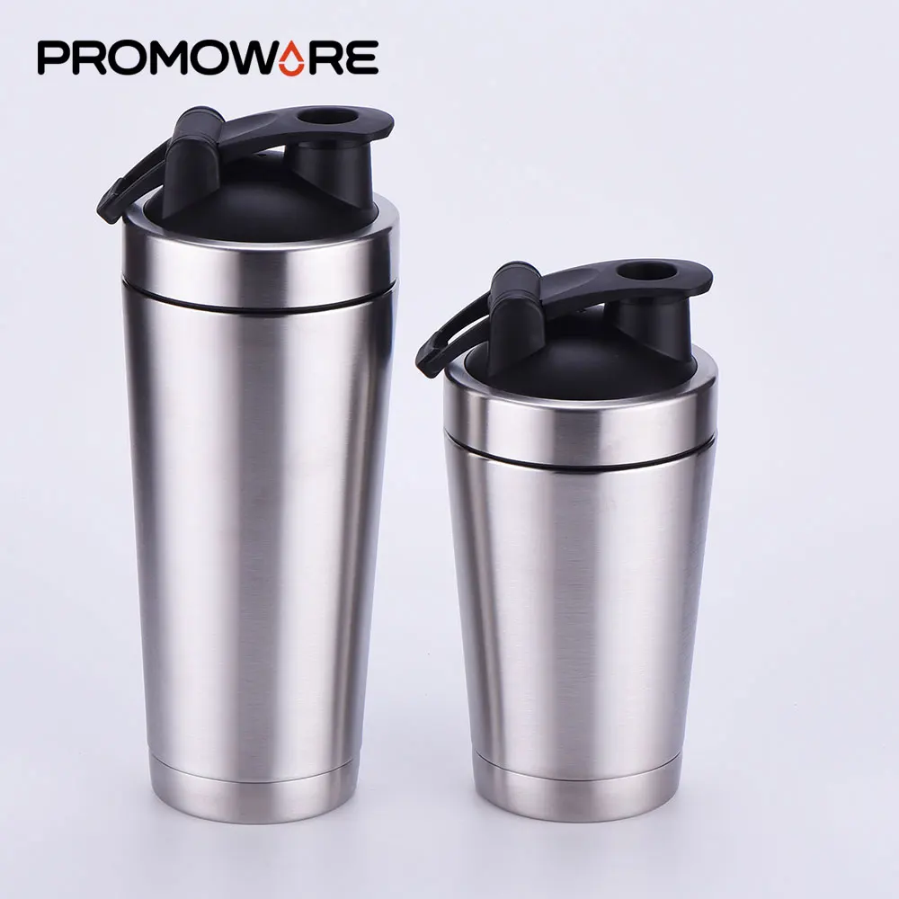 Stainless Steel Vacuum Insulated Protein Shake Cup Tumbler with Shaking Ball TMSS0281