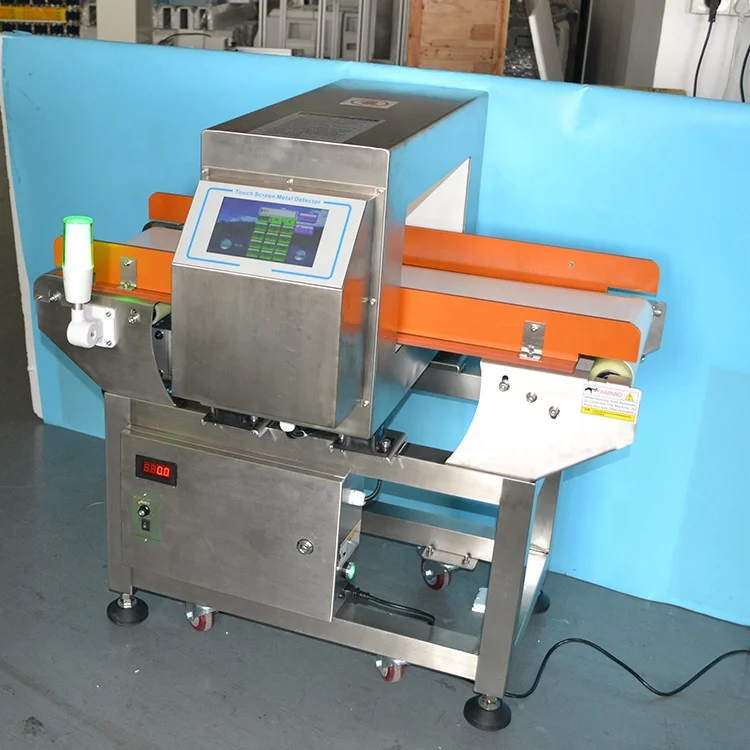 Food grade belt conveyor metal detector for food industry, Metal detector for food