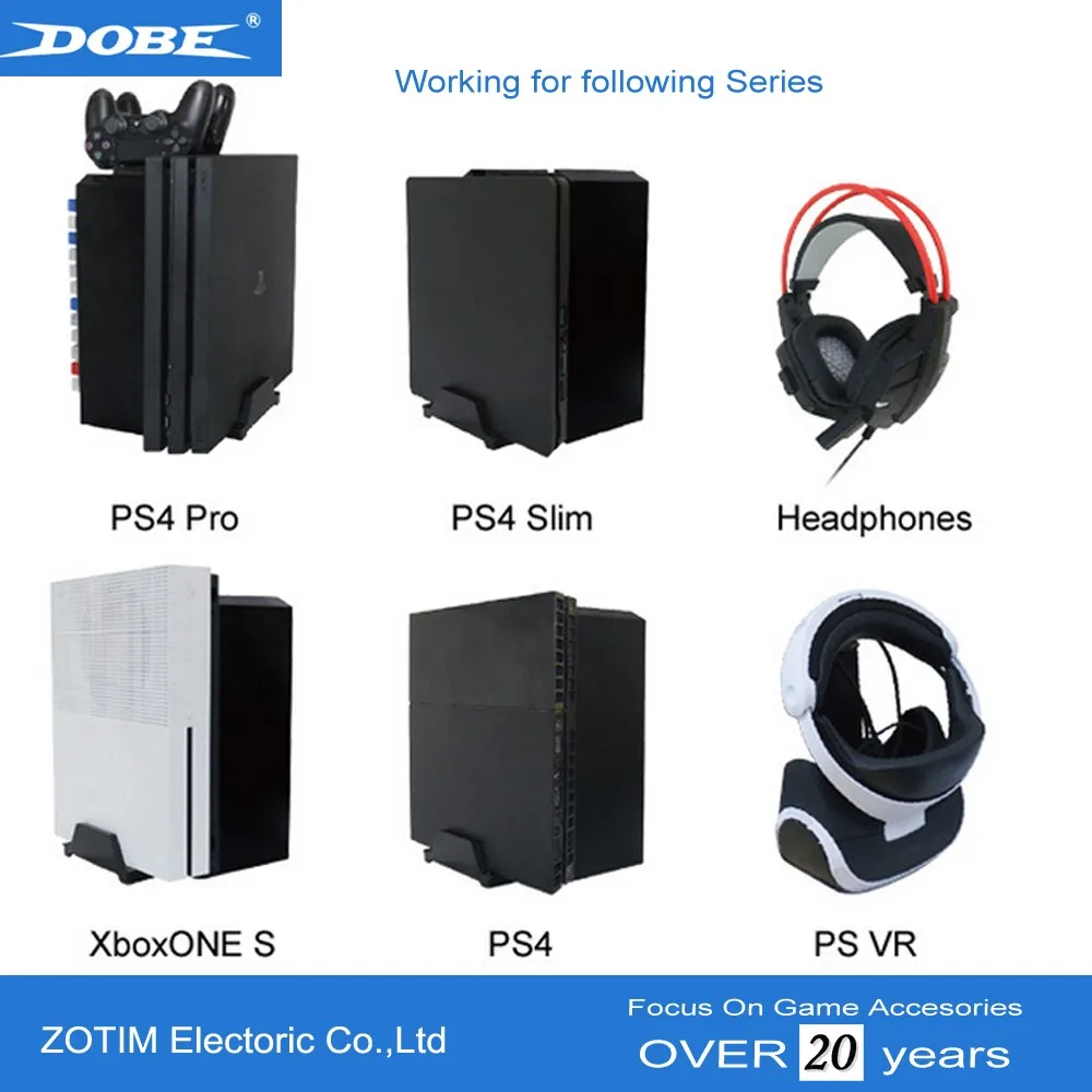 
PS VR Holder and Double Games CD Stand For PS4 / PRO / SLIM / XBOX ONE / PC 