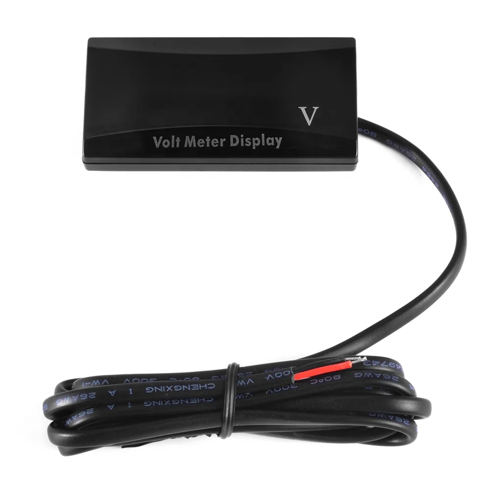 High Quality Waterproof 12V Digital LED Display Voltmeter For  Motorcycle off-road motorbike