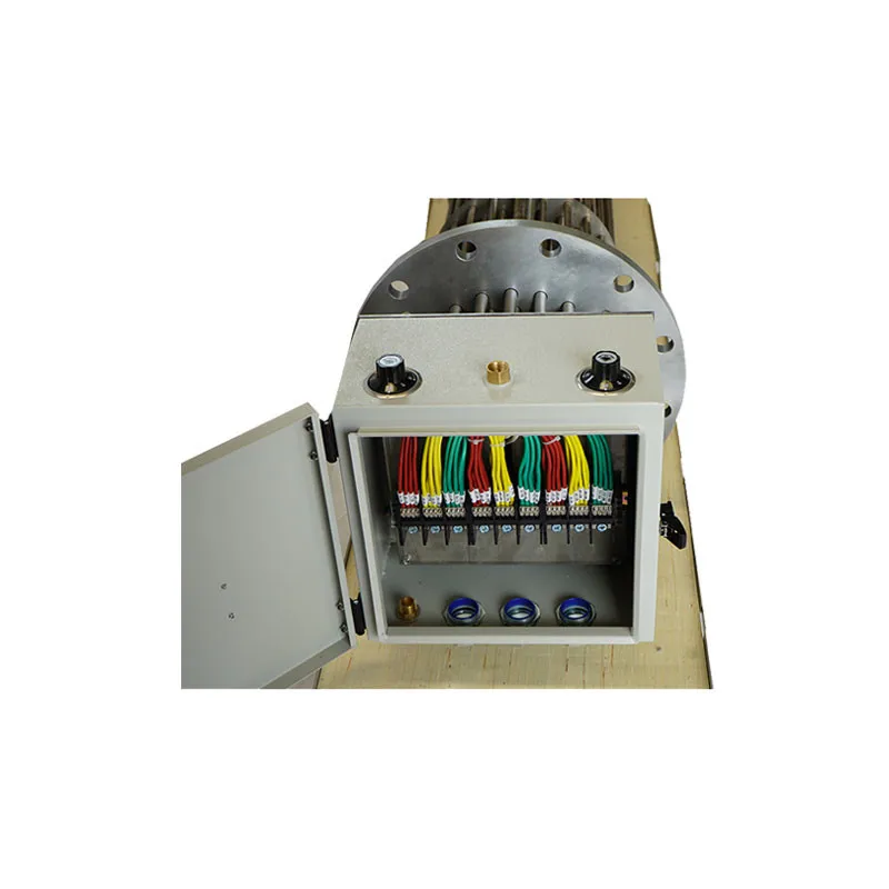 Flange Tubular Heater For High Viscosity Petroleum Oils With Temperature Control System