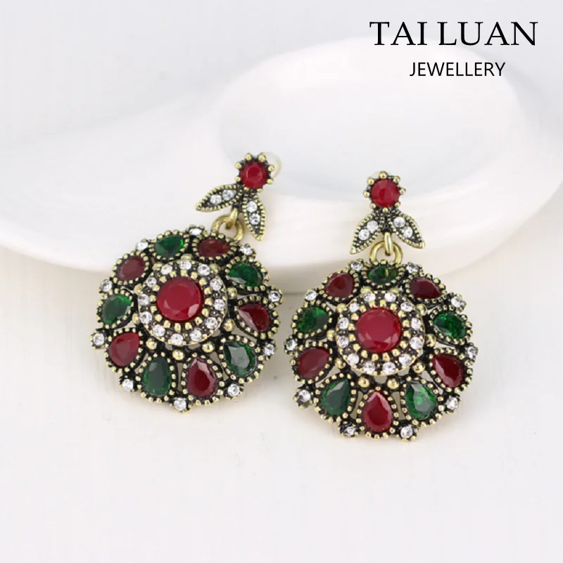 New design statement necklace with ring set gold jewlellery dubai wholesale