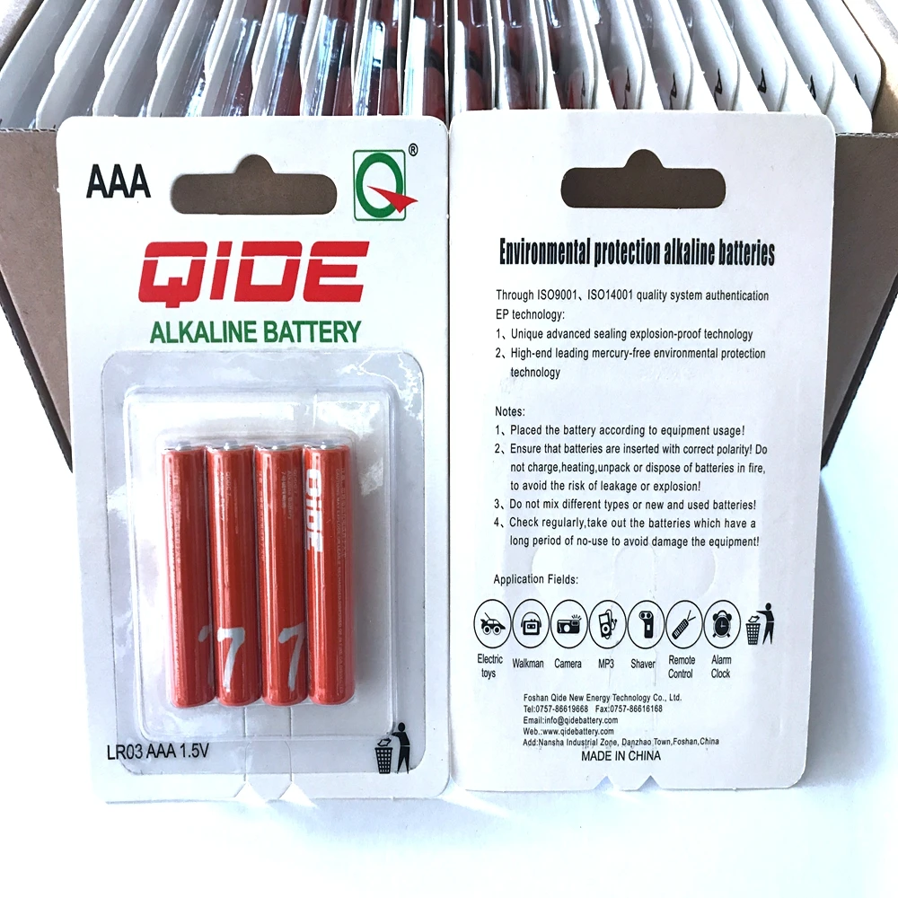  Заводская цена 1 5 V 3A AAA LR03 AM4 щелочные батареи