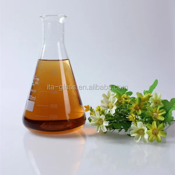 500ml china factory promotional hand made decal scale laboratory high quality conical glass flask